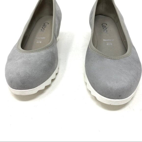 Gabor grey suede Sacchetto wedges 85.320.10 - Picture 3 of 9